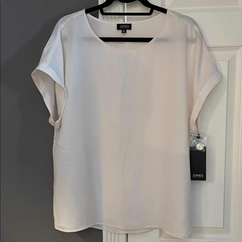 Jones New York Women's Cream Top